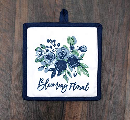 Pot Holders Heat Resistant Cotton Set of 3 Nonslip 8"x8" Inch Hot Pads for Kitchen (3 Count)