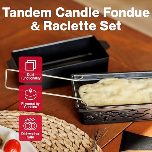 Tandem Candlelight Fondue & Raclette Set
