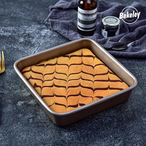 7 Inch Nonstick Square Cake Pan with Removable Bottom