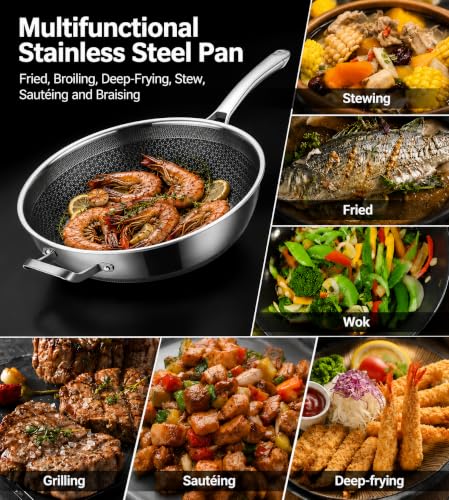 Wok 13 Inch Hybrid Woks & Stir