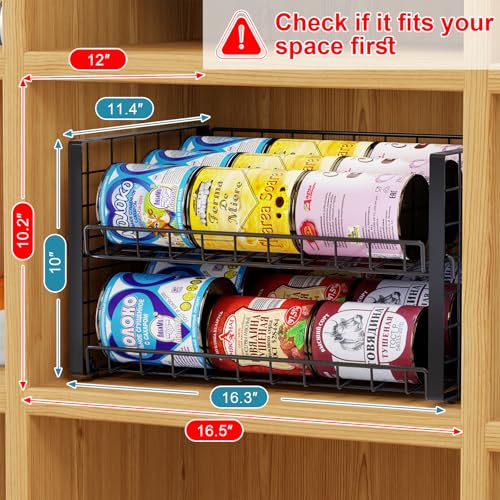 3 Pack Stackable Can Rack Organizer (3 Count)