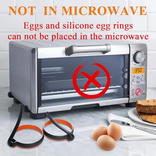 Silicone Egg Rings For Egg Mcmuffins Maker (4 Count)