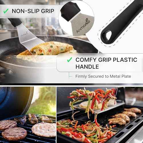 Stainless Steel Spatula with Plastic Handle