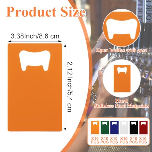 60 Pack Credit Card Bottle Opener (60 Count)