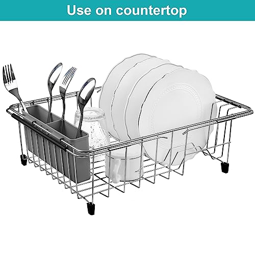 Expandable Multifunctional Dish Drying Rack