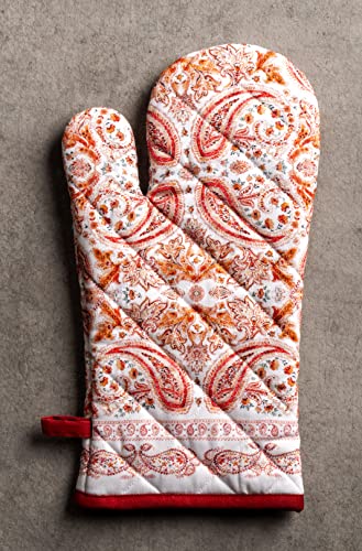 100% Cotton Oven Mitt & Pot Holder Set