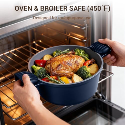 4.5 Qt Non Stick Soup Pot with Lid