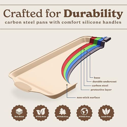 Nonstick Stackable Bakeware Set