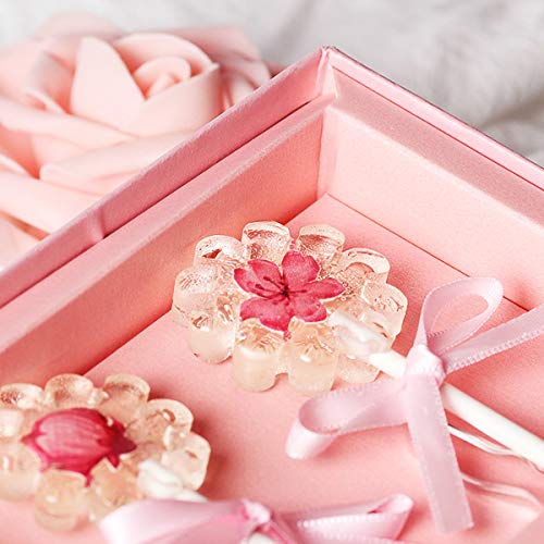 12 Capacity Silicone Cherry Blossoms Lollipop Mold Set