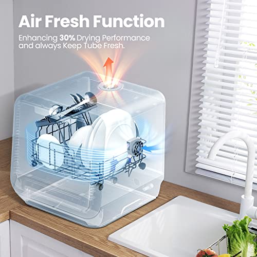 Portable Dishwasher Countertop with 5L Built