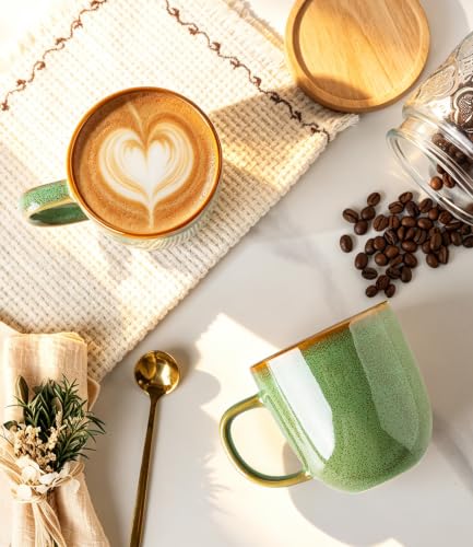 Ceramic Coffee Mugs Set of 6 (6 Count)