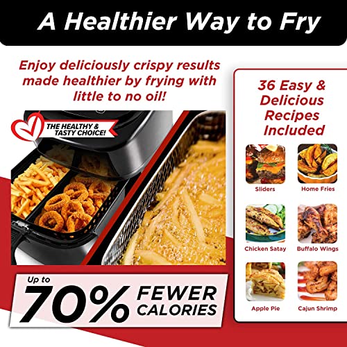 6 quart Brio Healthy Digital Air Fryer with One