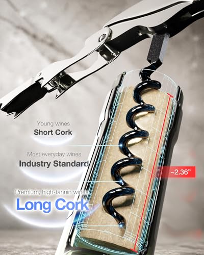 Zero Resistance THE HELIX Elite Corkscrew Silent Wine Bottle Opener Waiters Corkscrew Wine Key