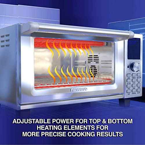 Bravo Convection Toaster Ovens Air Fryer Combo with 30QT Large Capacity For A Whole Chicken and 13" Pizza. Multi