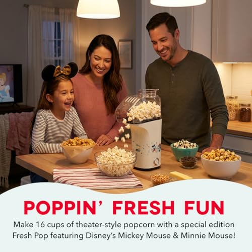 Disney Dash Mickey & Minnie Fresh Pop Popcorn Maker