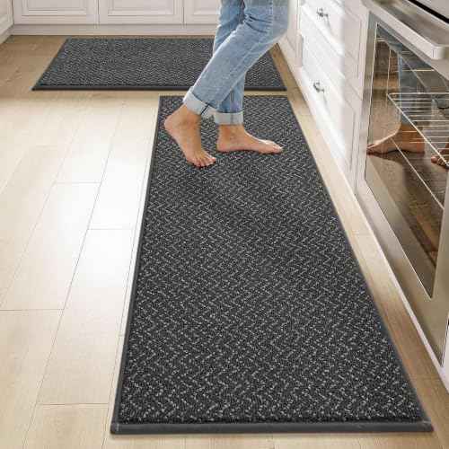 Kitchen Rugs Set of 2 Non