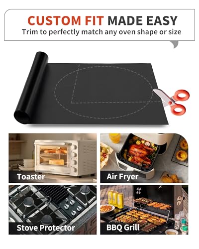 5 Pack Oven Liners for Bottom of Oven