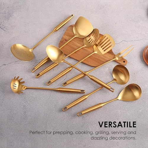 Gold Kitchen Utensils Set (9 Count)