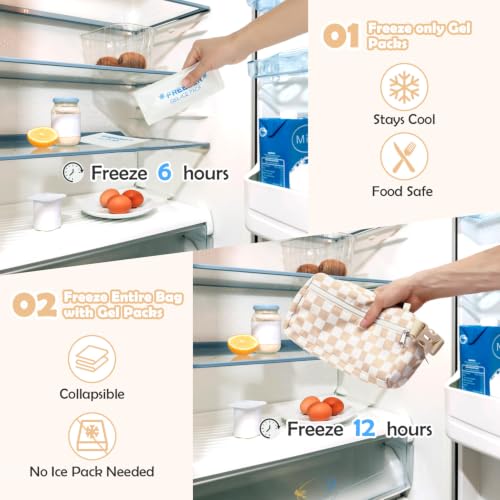 Freezable Snack Bag with Removable Ice Packs