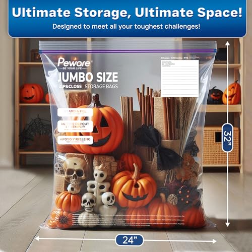 20 Gallon Extra Large Storage Bags (100 Count)