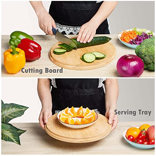 11.3" Extra Large Salad Serving Bowl Set with Wooden Lid&Utensils (208 Count)