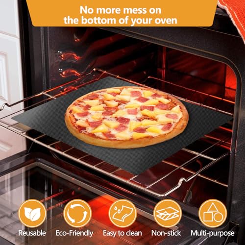 4 Pack XL Thickened Oven Liners for Bottom of Oven (4 Count)