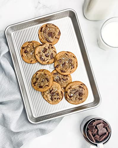 Nonstick Half Sheet Pan and Quarter Sheet Pan (2 Count)