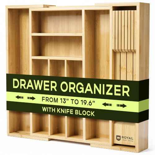 Drawer Organizer for Kitchen Organization