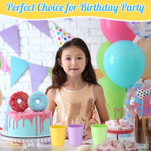36 Pcs Kids Plastic Cups 8 oz Drinking Toddler Cups (36 Count)
