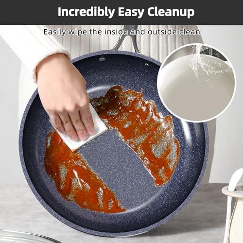Lux 13pc Forged Lightweight Nonstick Ceramic Cookware Set