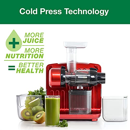 Juicer Cold Press 365 Slow Masticating Vegetable and Fruit Juice Extractor and Nutrition System Makes Nut Milks Baby Food and Sorbets