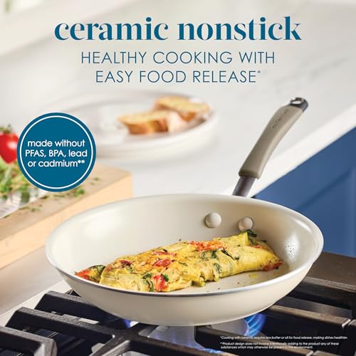 Cucina Ceramic Nonstick Cookware Pots and Pans Set
