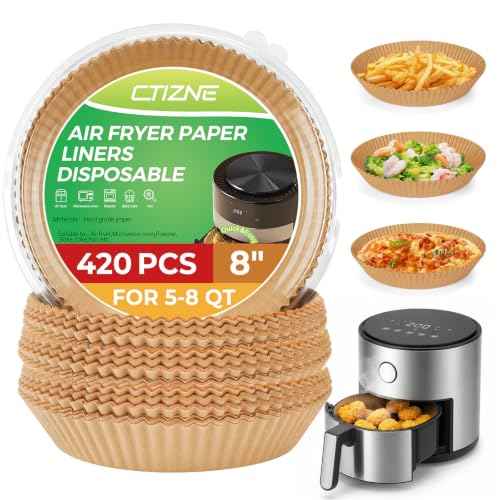 420PCS Round Air Fryer Liners Disposable for Ninja
