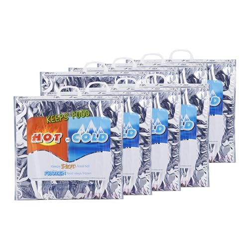 Hot and Cold Insulated Bags for Food Delivery (8 Count)