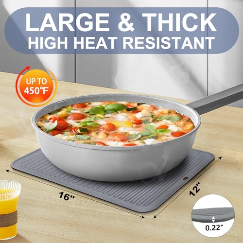 Large Silicone Trivet 16x12 Inch