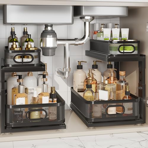 2 Pack Under Sink Organizer With Next (2 Count)