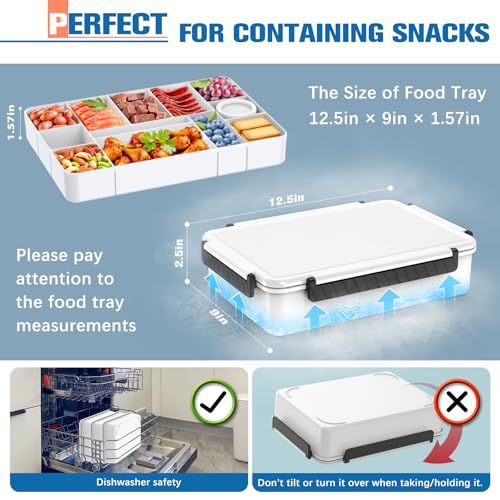 Chilled Portable Snackle Box Container Beach Essentials Insulated Bag Keep Food Warm