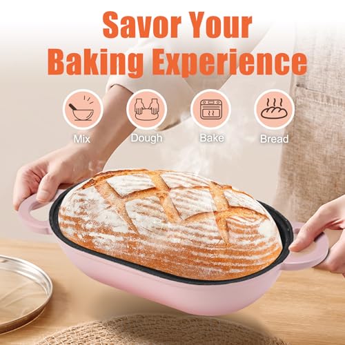 5 QT Enameled Cast Iron Sourdough Bread Oven