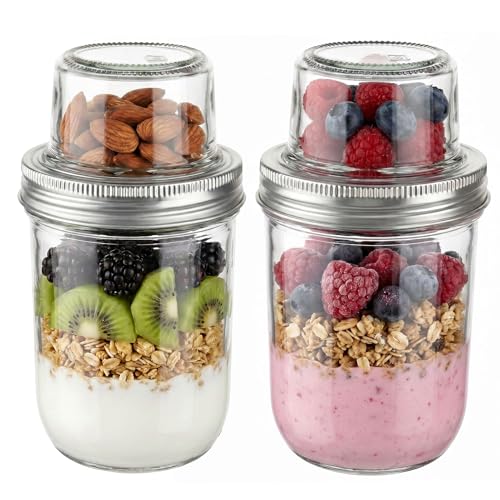 Layered Glass Yogurt Cups 2 Pack (2 Count)