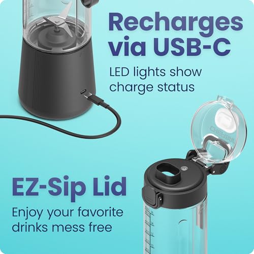 Cordless Portable Blender for Smoothies and Shakes