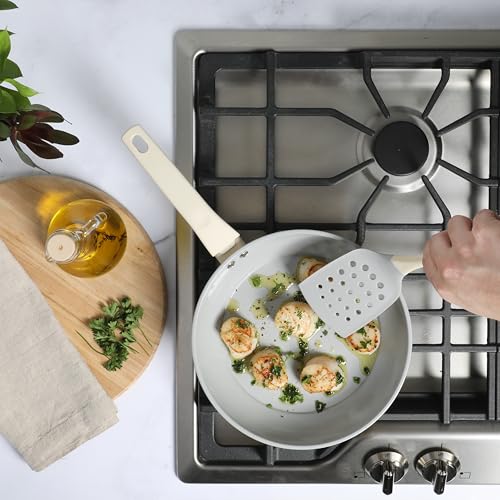 Barnsdall 10 Piece Premium PFA Free Ceramic Nonstick Pots and Pans Aluminum Induction Cookware Set W (10 Count)