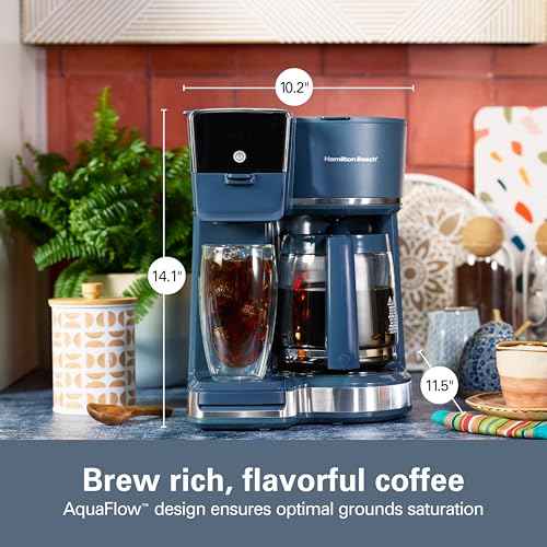 2 Way Drip Coffee Maker & Single Serve Coffee Machine