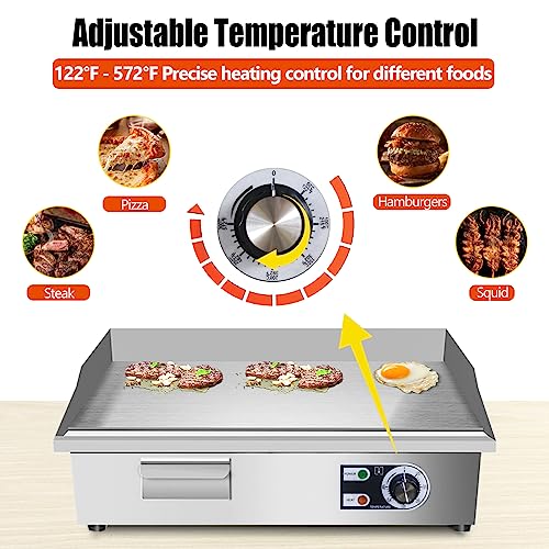 22" Commercial Electric Griddle
