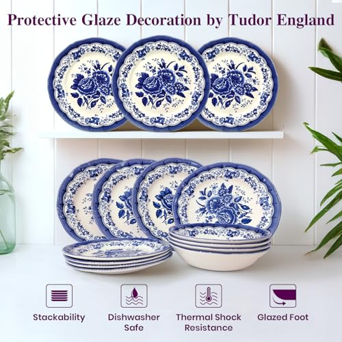 12 Piece Porcelain Dinnerware Set for 4