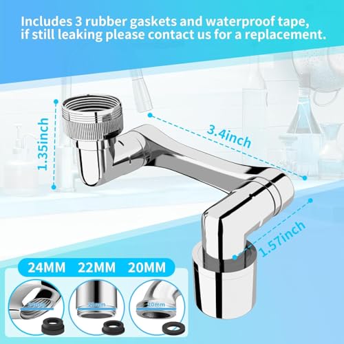 1080° Swivel Faucet Extender