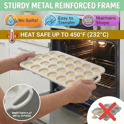 Silicone Mini Muffin Pan (2 Count)