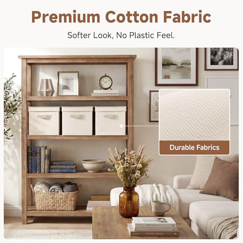 Fabric Storage Bins with Lids (3 Count)
