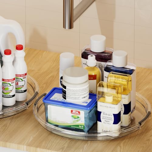 4 Pack Lazy Susan Organizer Turntable for Cabinet