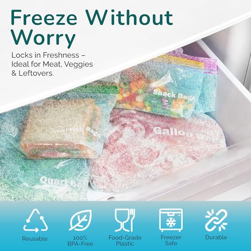 Reusable Food Storage Bags (260 Count)