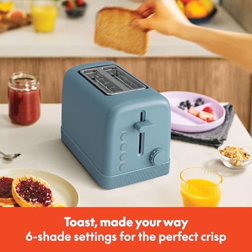 2 Slice Toaster with Extra Wide Slots and 6